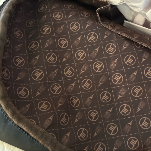 London Fog Sage Backpack with Gold Details - Picture 8 of 8